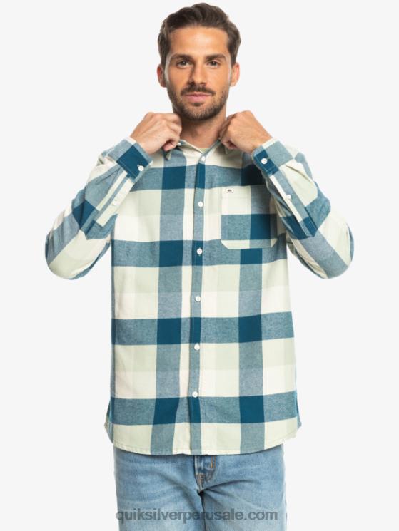 Quiksilver N8LNT1573 hombres madre de la salvia del desierto camisa de franela de manga larga motherfly