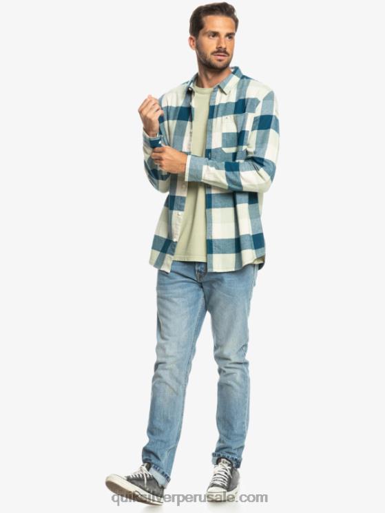 Quiksilver N8LNT1573 hombres madre de la salvia del desierto camisa de franela de manga larga motherfly