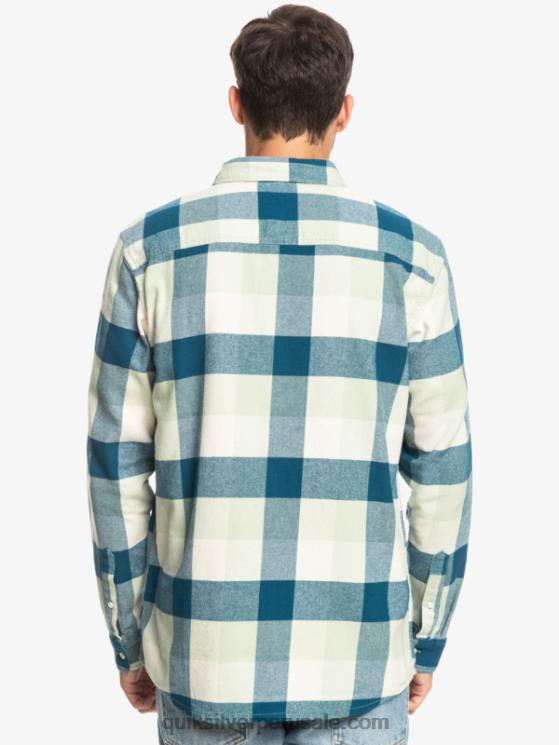 Quiksilver N8LNT1573 hombres madre de la salvia del desierto camisa de franela de manga larga motherfly