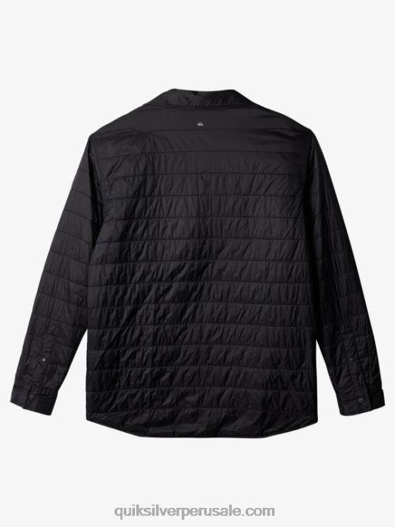 Quiksilver N8LNT1703 hombres escalada libre fantasma camisa de franela reversible con aislamiento de escalada libre