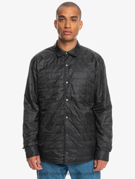 Quiksilver N8LNT1703 hombres escalada libre fantasma camisa de franela reversible con aislamiento de escalada libre