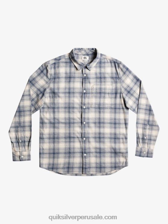 Quiksilver N8LNT1768 hombres ganaway de abedul camisa de franela de manga larga ganaway stretch