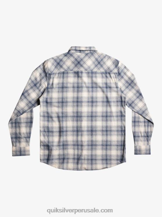 Quiksilver N8LNT1768 hombres ganaway de abedul camisa de franela de manga larga ganaway stretch