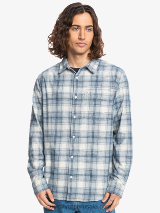 Quiksilver N8LNT1768 hombres ganaway de abedul camisa de franela de manga larga ganaway stretch