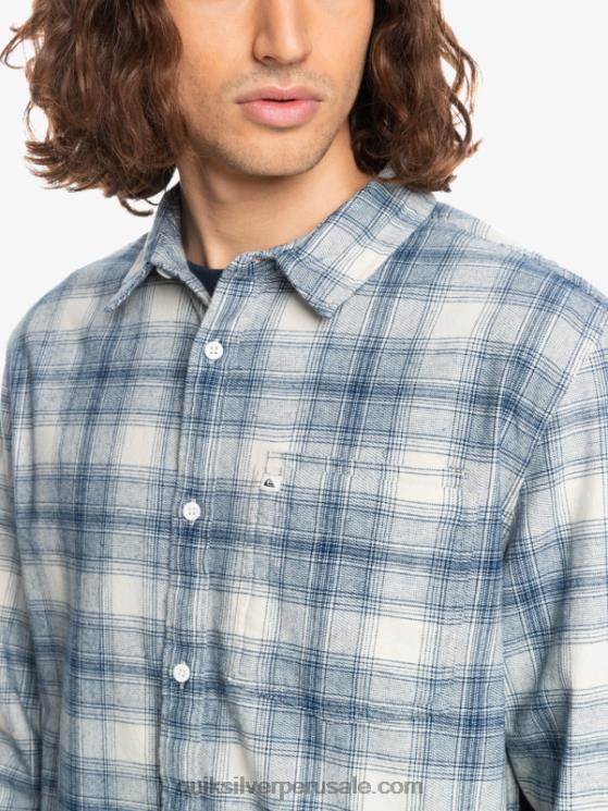 Quiksilver N8LNT1768 hombres ganaway de abedul camisa de franela de manga larga ganaway stretch