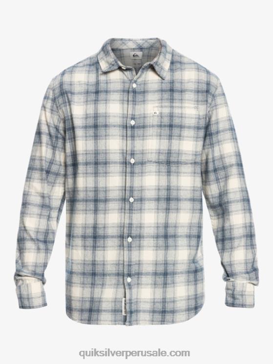 Quiksilver N8LNT1768 hombres ganaway de abedul camisa de franela de manga larga ganaway stretch