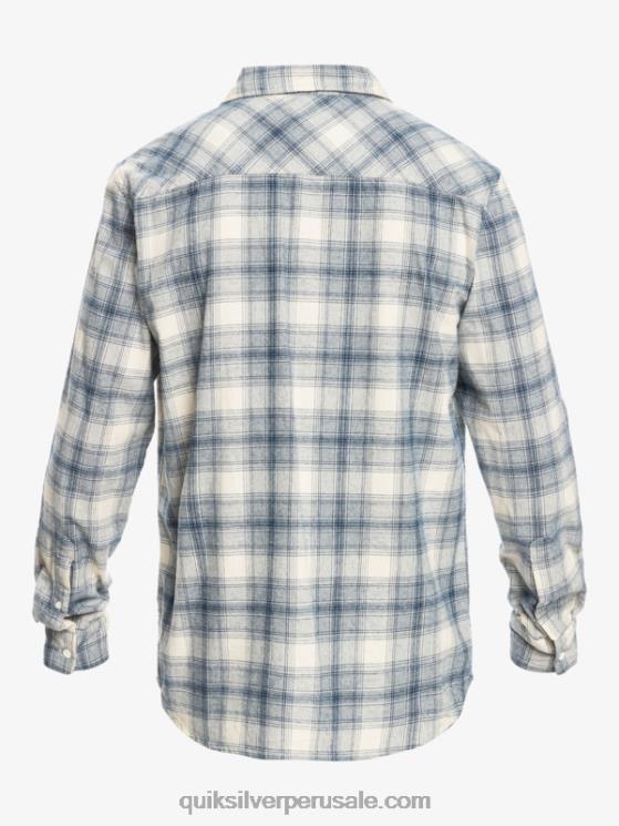 Quiksilver N8LNT1768 hombres ganaway de abedul camisa de franela de manga larga ganaway stretch
