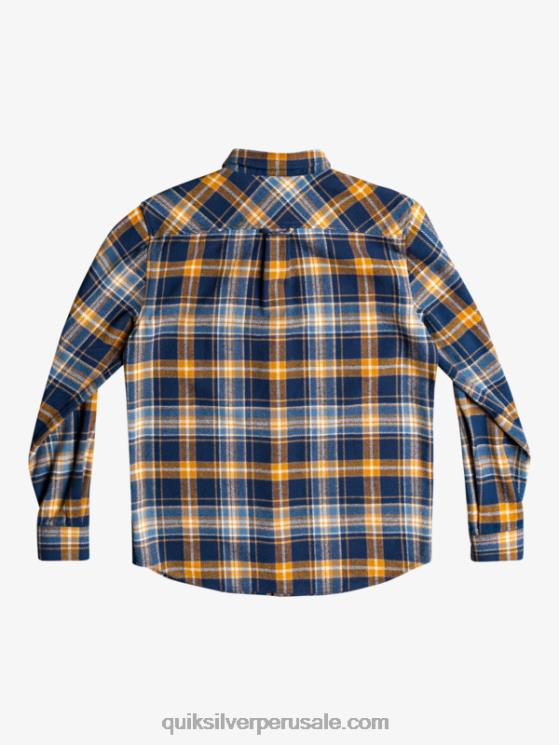Quiksilver N8LNT1770 hombres insignia azul intrépido camisa de franela de manga larga intrepide explorer