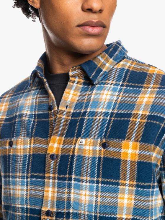 Quiksilver N8LNT1770 hombres insignia azul intrépido camisa de franela de manga larga intrepide explorer