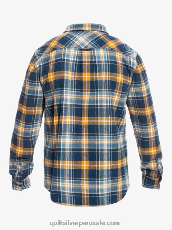 Quiksilver N8LNT1770 hombres insignia azul intrépido camisa de franela de manga larga intrepide explorer