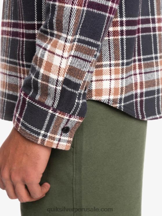 Quiksilver N8LNT1771 hombres intrépido fantasma camisa de franela de manga larga intrepide explorer