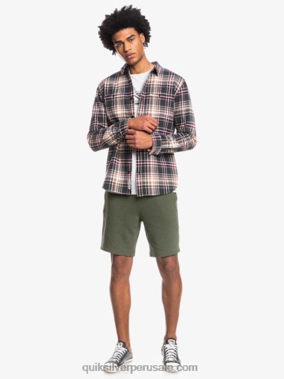 Quiksilver N8LNT1771 hombres intrépido fantasma camisa de franela de manga larga intrepide explorer
