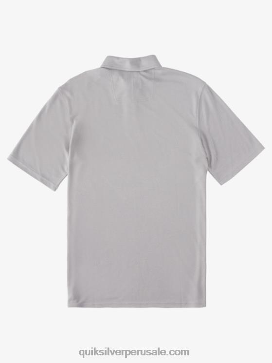 Quiksilver N8LNT247 hombres piel de tiburon polo de manga corta waterman waterpolo
