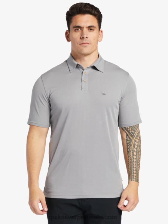 Quiksilver N8LNT247 hombres piel de tiburon polo de manga corta waterman waterpolo