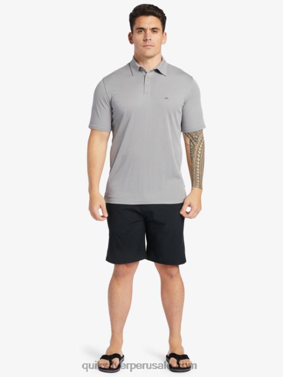 Quiksilver N8LNT247 hombres piel de tiburon polo de manga corta waterman waterpolo