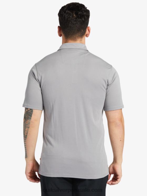 Quiksilver N8LNT247 hombres piel de tiburon polo de manga corta waterman waterpolo