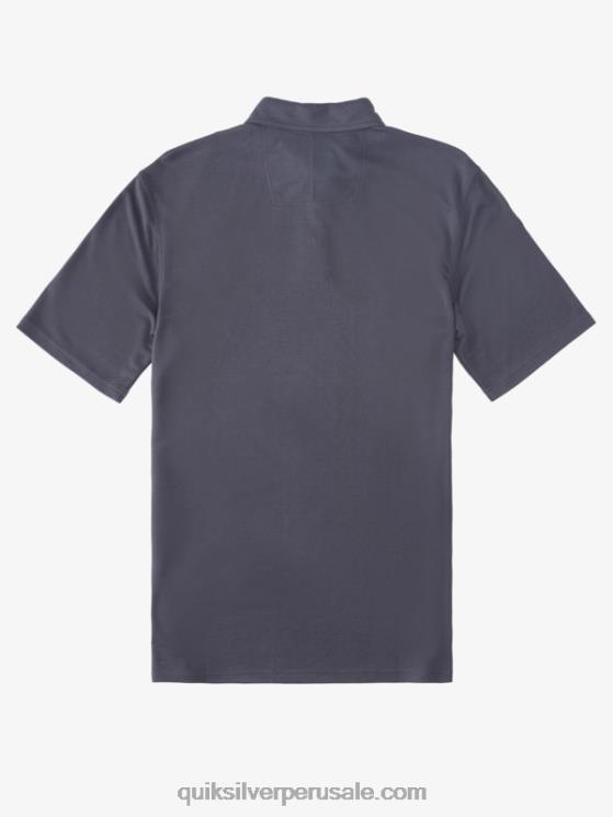 Quiksilver N8LNT250 hombres noches azules polo de manga corta waterman waterpolo
