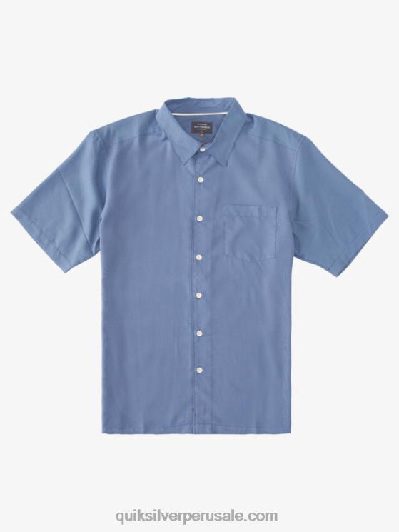 Quiksilver N8LNT282 hombres alférez reyes azules acantilado playera de manga corta Waterman Kings Cliff