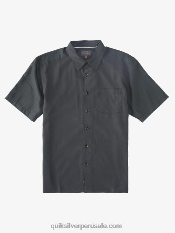 Quiksilver N8LNT283 hombres acantilado de los reyes negros playera de manga corta Waterman Kings Cliff