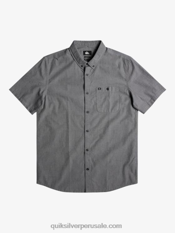 Quiksilver N8LNT376 hombres negro camiseta de manga corta