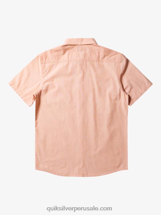 Quiksilver N8LNT378 hombres bronceado cobre camiseta de manga corta
