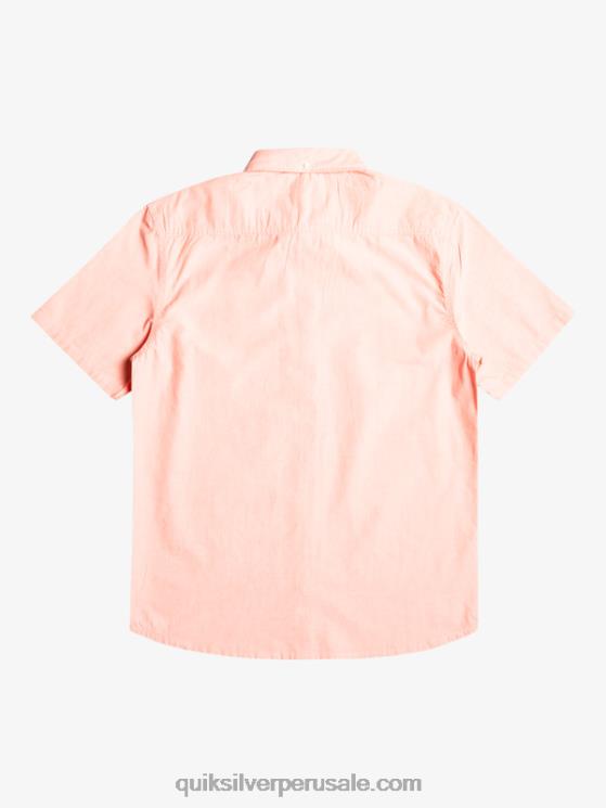 Quiksilver N8LNT380 hombres salmón fresco camiseta de manga corta