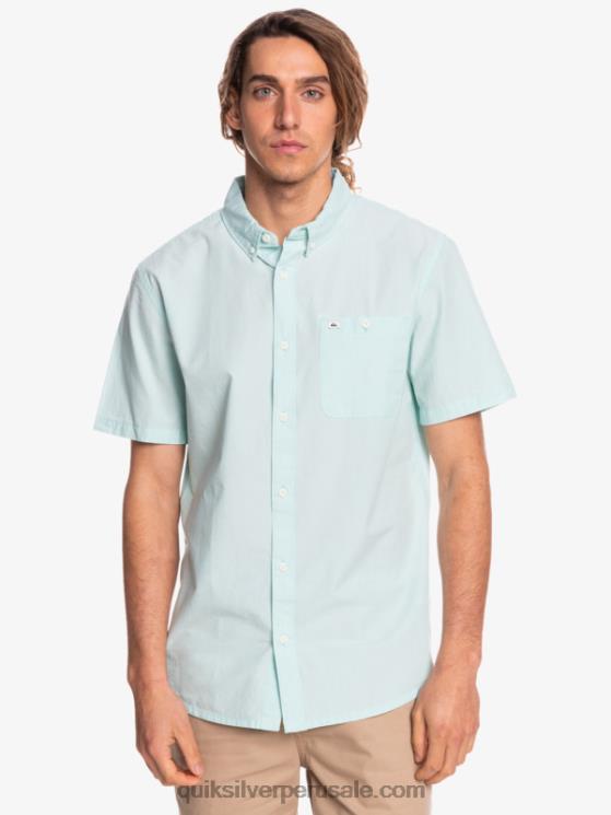 Quiksilver N8LNT385 hombres Angel Azul camiseta de manga corta