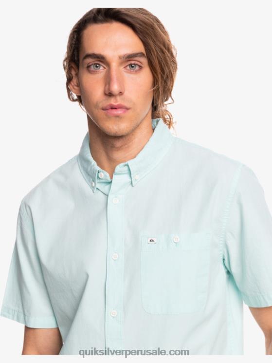 Quiksilver N8LNT385 hombres Angel Azul camiseta de manga corta