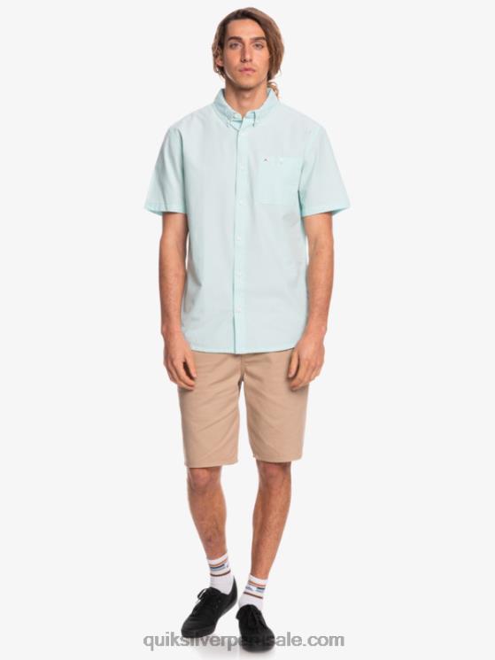 Quiksilver N8LNT385 hombres Angel Azul camiseta de manga corta