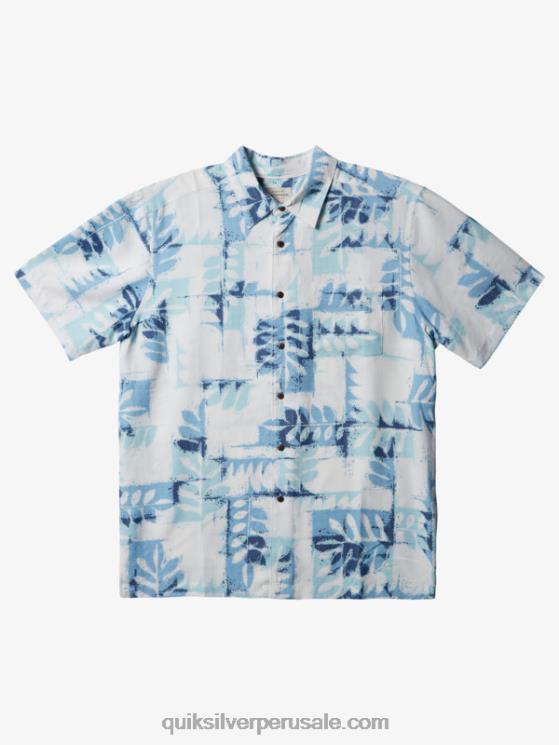 Quiksilver N8LNT399 hombres atardecer azul canoas arrecife w camiseta técnica de manga corta waterman canoes arrecife