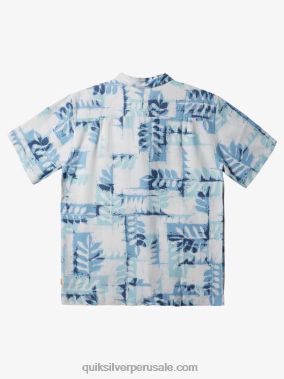 Quiksilver N8LNT399 hombres atardecer azul canoas arrecife w camiseta técnica de manga corta waterman canoes arrecife