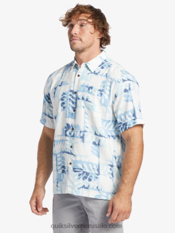 Quiksilver N8LNT399 hombres atardecer azul canoas arrecife w camiseta técnica de manga corta waterman canoes arrecife