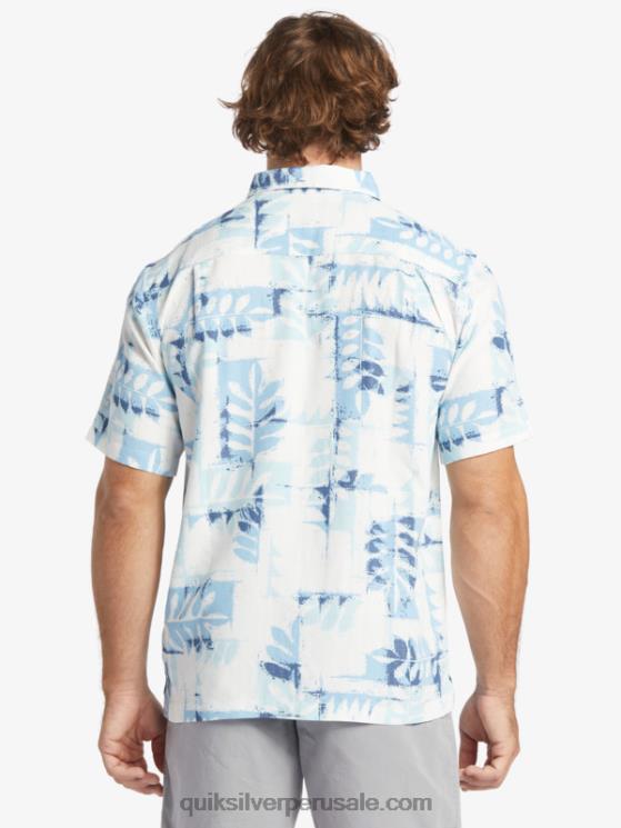 Quiksilver N8LNT399 hombres atardecer azul canoas arrecife w camiseta técnica de manga corta waterman canoes arrecife
