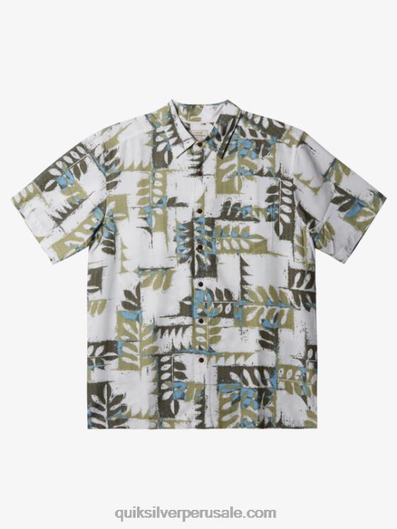 Quiksilver N8LNT400 hombres arrecife de canoas de té w camiseta técnica de manga corta waterman canoes arrecife