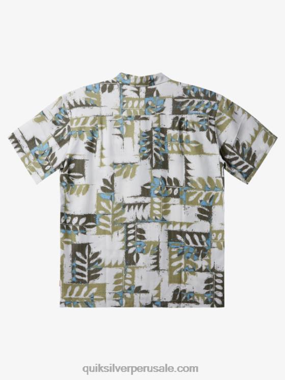 Quiksilver N8LNT400 hombres arrecife de canoas de té w camiseta técnica de manga corta waterman canoes arrecife