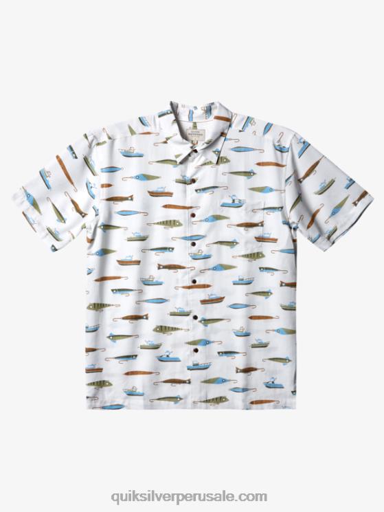 Quiksilver N8LNT440 hombres semana de arrastre de té w camiseta técnica manga corta waterman drag week