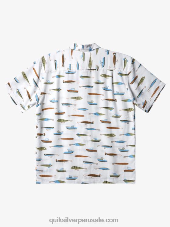 Quiksilver N8LNT440 hombres semana de arrastre de té w camiseta técnica manga corta waterman drag week