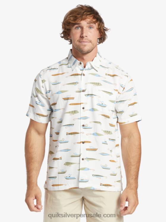 Quiksilver N8LNT440 hombres semana de arrastre de té w camiseta técnica manga corta waterman drag week