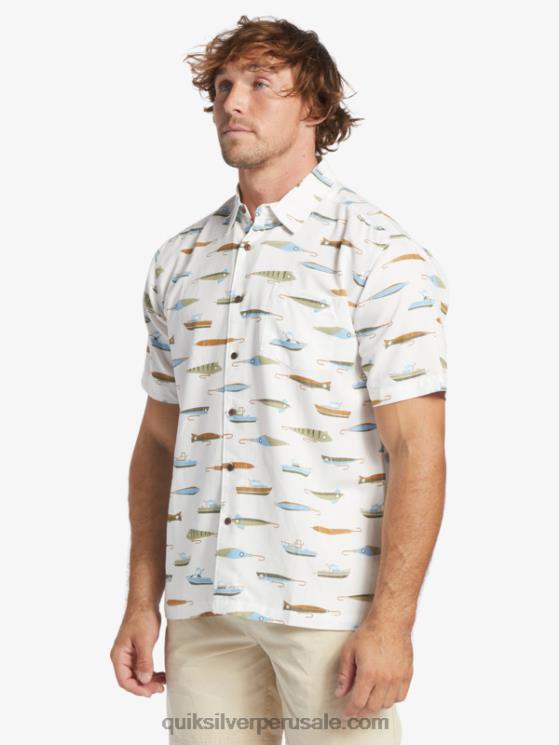 Quiksilver N8LNT440 hombres semana de arrastre de té w camiseta técnica manga corta waterman drag week