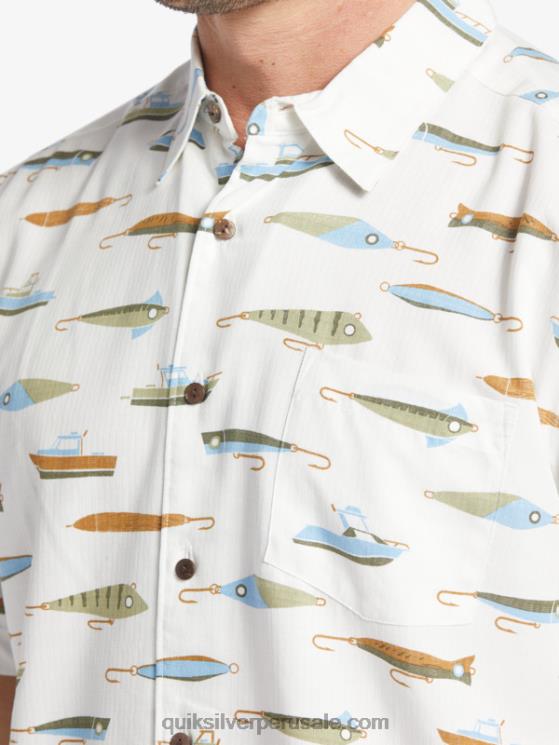 Quiksilver N8LNT440 hombres semana de arrastre de té w camiseta técnica manga corta waterman drag week