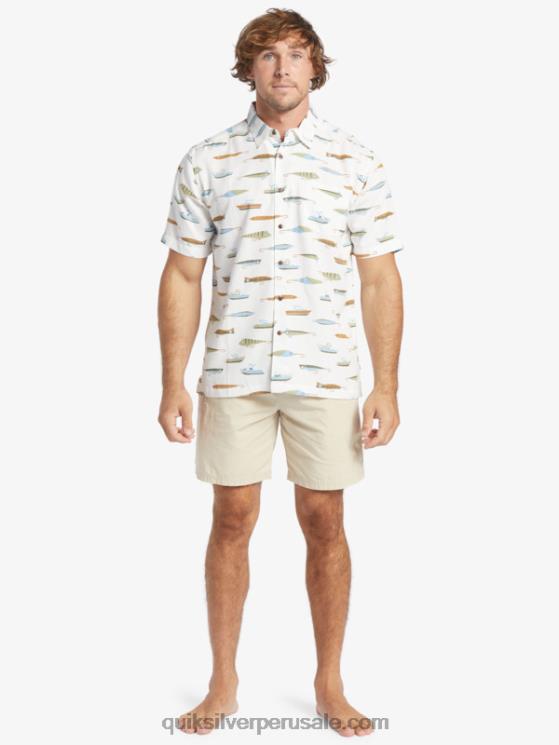 Quiksilver N8LNT440 hombres semana de arrastre de té w camiseta técnica manga corta waterman drag week