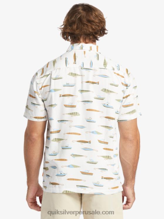 Quiksilver N8LNT440 hombres semana de arrastre de té w camiseta técnica manga corta waterman drag week