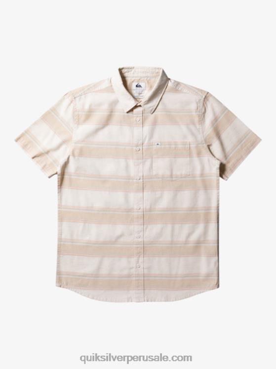 Quiksilver N8LNT445 hombres calle abedul cali camisa de manga corta cali amanecer
