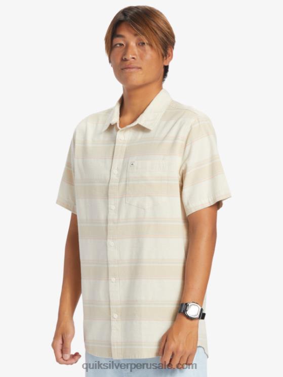 Quiksilver N8LNT445 hombres calle abedul cali camisa de manga corta cali amanecer