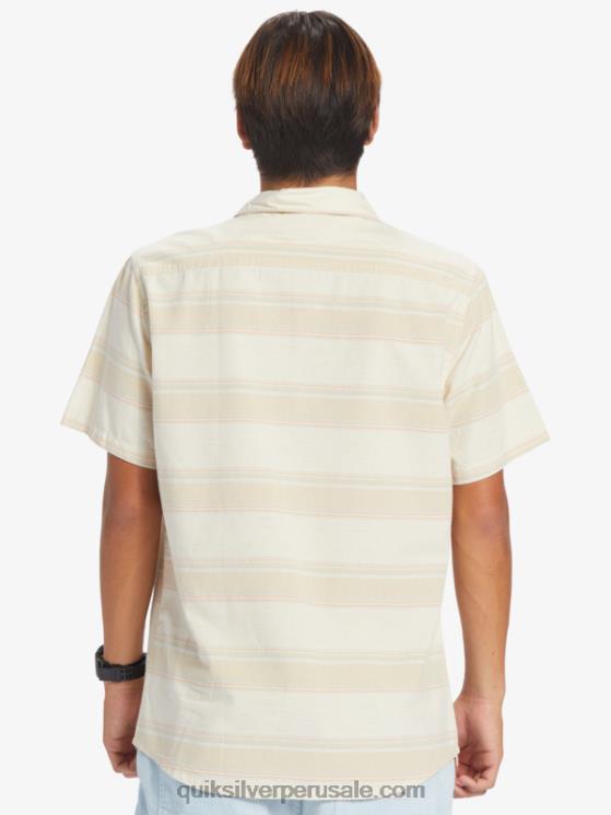 Quiksilver N8LNT445 hombres calle abedul cali camisa de manga corta cali amanecer