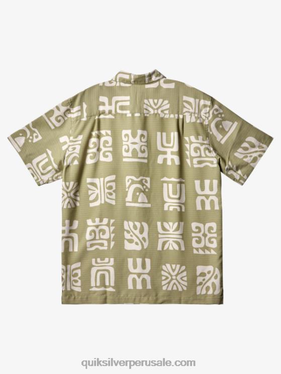 Quiksilver N8LNT458 hombres paleta de canal de té playera manga corta waterman channel paddle