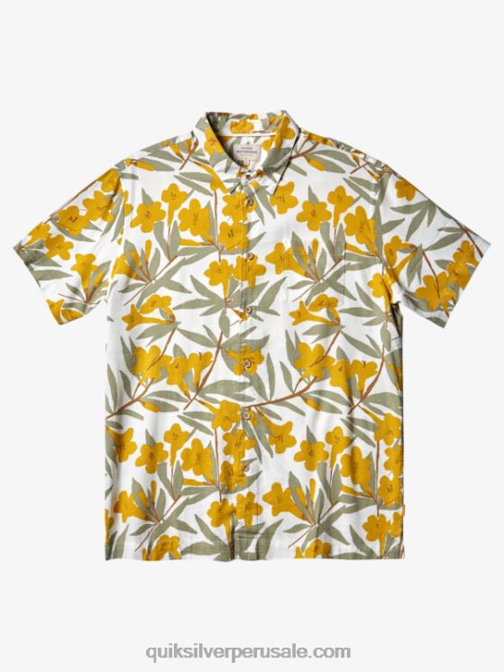 Quiksilver N8LNT472 hombres té por la ciudad camisa de manga corta waterman around bush