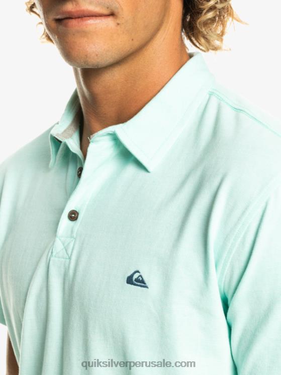 Quiksilver N8LNT481 hombres vaso de playa polo de manga corta crucero al atardecer
