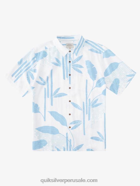Quiksilver N8LNT837 hombres riff de surf azul anochecer playera manga corta waterman surf riff