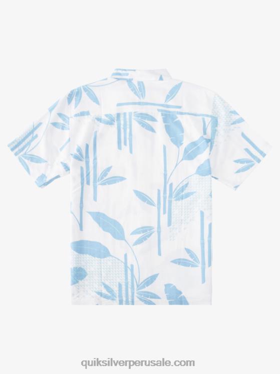Quiksilver N8LNT837 hombres riff de surf azul anochecer playera manga corta waterman surf riff